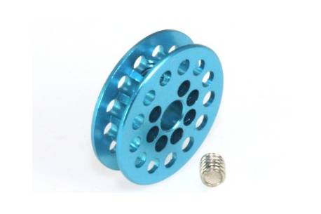Toothed pulley 13d. p/strap 1.8 mm