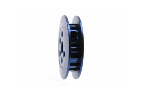 16 d toothed pulley. p/strap 1.8 mm. 1/24. Blue color.