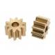 Pinion 10 d. M50 brass