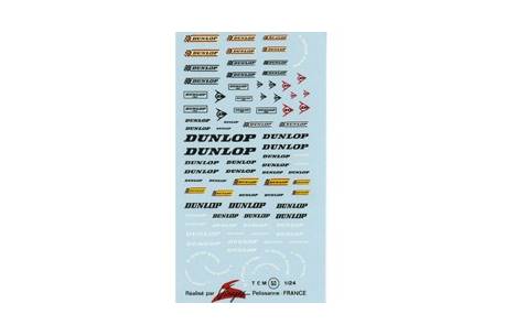 Decal Dunlop 1/24