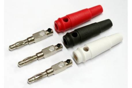 Pack connectors male 4 mm