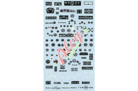 Decals clocks & instruments 1/24