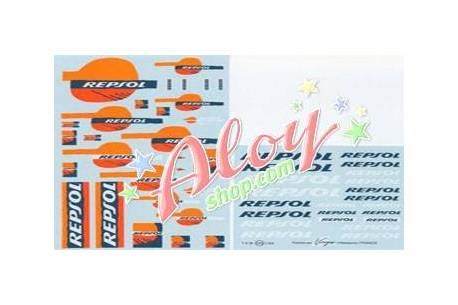 Decal  Repsol fluorescent 1/24