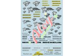 Decal Michelin 1/43