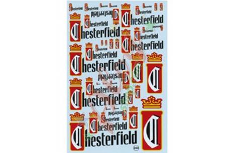 Decal  Chesterfield 1/24-1/32 - 1/43