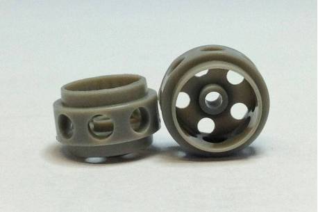 Delrin 14.5 x 9.0 mm - grey wheels