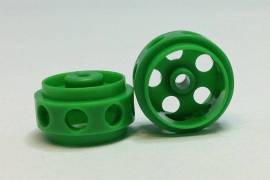 Wheels Delrin 15.5 x 9.0 mm - Green