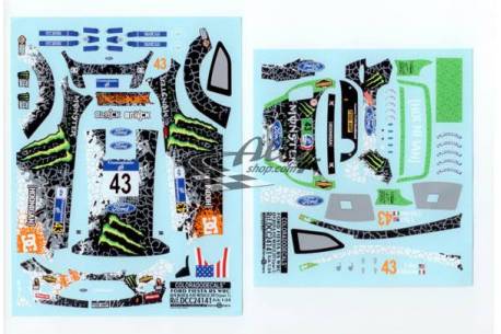 Decals CRP scale 1:24 Ford Fiesta Block