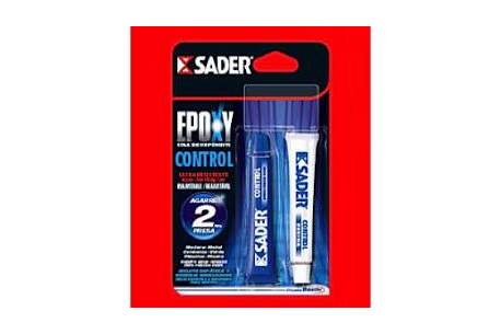 Cola Sader Epoxy Control ultra resistente