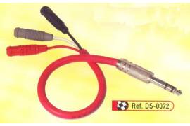 Adapatador bananas 4mm a Jack  6mm