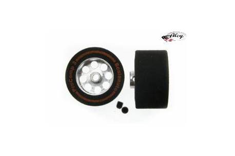 Rueda espuma 23.25x13mm, eje 3mm