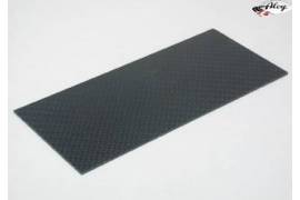 Plancha fibra carbono 140x62x1mm