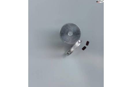 Polea aluminio para eje 3/32