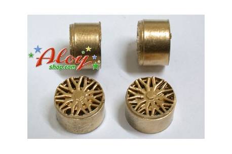 F-1 gold 14 x 12 mm.(x 4)
