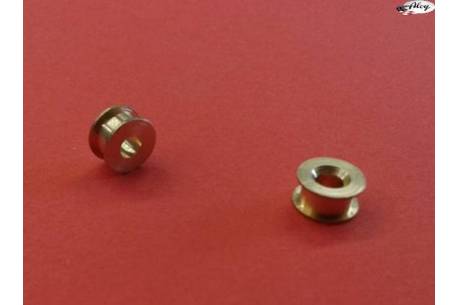 Metal bearing double lip