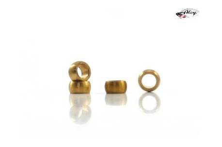 Double flanged aluminium bushing