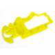 3D plastic chassis yellow for Seat Leon Ninco 