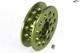 Toothed pulley 11d. b / Strap 1.8mm. M2 to 3mm fixing shaft.