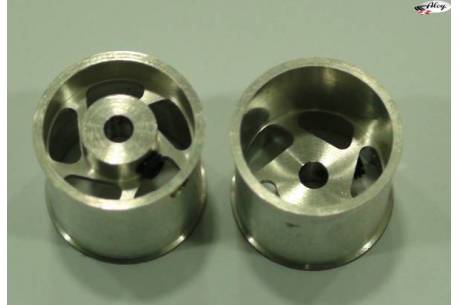 Aluminium Wheels 17 x 15 mm (4)
