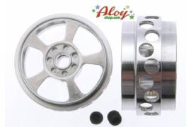 Llanta aluminio DAKAR para rally/raid 20.1 x 11 mm para 1/24
