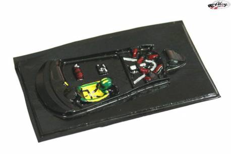 Cockpit LEXAN McLaren MP4 12C GT3 - Superslot - Decorated