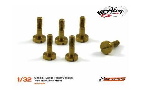 Special large head screws for suspension