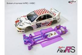 Chasis en línea 3DP Subaru Impreza WRC MSC/Scaleauto