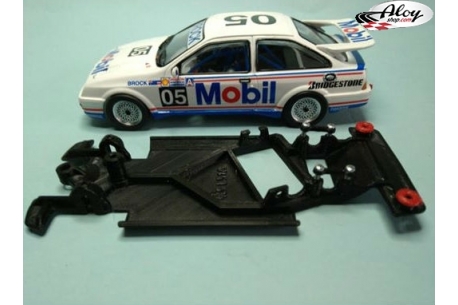 Chasis angular Black 3DP Peugeot 206 WRC Scalextric