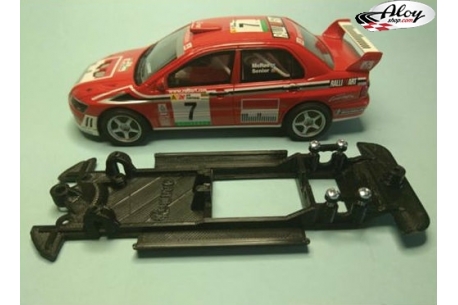 In Line chassis Black 3DP Ford Escort RS Cosworth SCX 