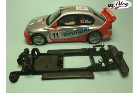 In Line chassis Black 3DP Ford Focus WRC Ninco