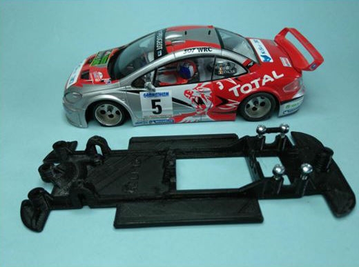 Peugeot 307 WRC NEW Scalextric Rolling Chassis 