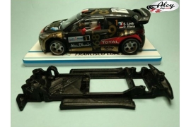 In Line chassis Black 3DP Citröen Xsara WRC SCX