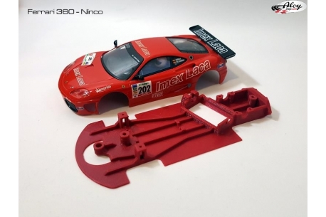 Chasis en angulo 3DP Ferrari 360  NINCO