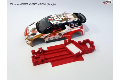 Chasis en ángulo 3DP Ford Fiesta WRC Scalextric