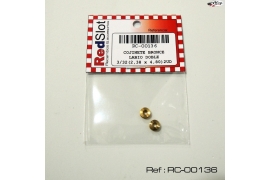 Brass bearing double lip 3/32 "(2.38 mm)