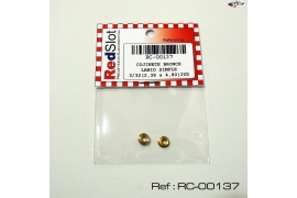 Brass bearing double lip 3/32 "(2.38 mm)