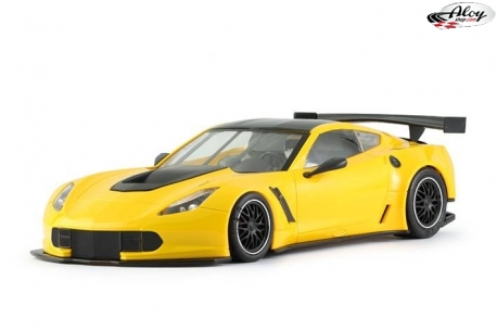 Chevrolet Corvette C7R yellow test car