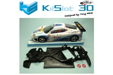 Chasis Angular Race Soft 2018 Ferrari 360 Ninco