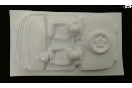 Cockpit lexan Ford Fiesta S1600 Scalextric