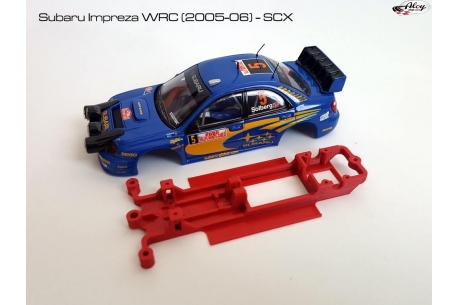 Chasis en línea 3DP Subaru Impreza WRC SCX