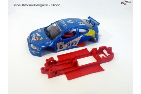 In line angular chassis Renault Maxi Megane Ninco
