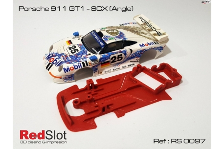 Chasis en ángulo Porsche 911 GT1 SCX
