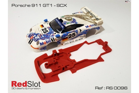 Chassis for motor mount for Porsche 911 GT1 SCX