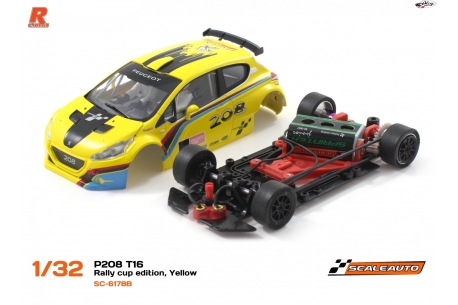 Peugeot 208 T16 Cup yellow