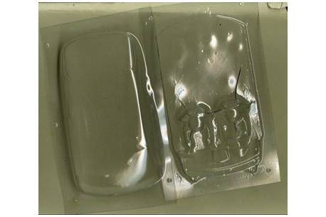 Inside lexan Subaru Impreza