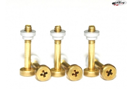 Suspension screws standard brass L with nuts