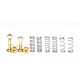 Complete suspension kit standard brass