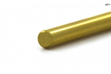 Calibrated steel shaft Hard Gold 2,38 (3/32") x 50 mm.