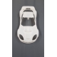 Corvette C6R white body kit 