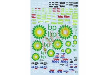 Decals Valeo BP Igol 1/24-1/32 - 1/43